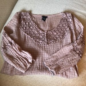 Beige autumn 🍂 high-low blouse